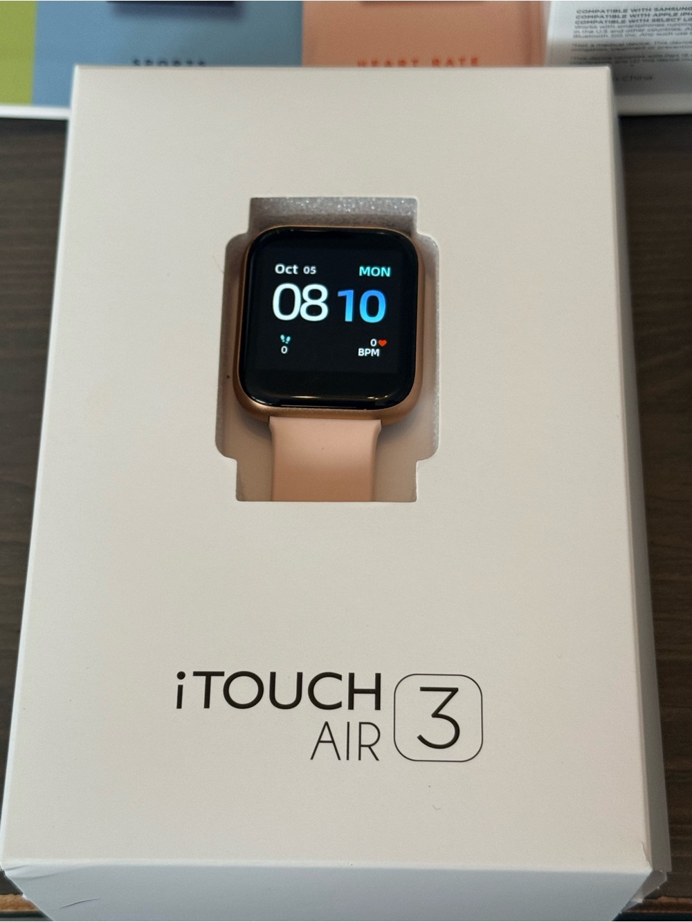 iTouch Air 3 Smartwatch Fitness Tracker with Heart Rate Tracker, Step Counter